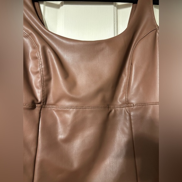 Faux Leather Dresss NWT - Picture 6 of 11